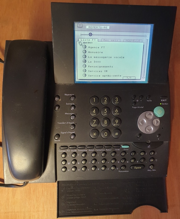 Le Minitel Sillage 1000 VR ALCATEL